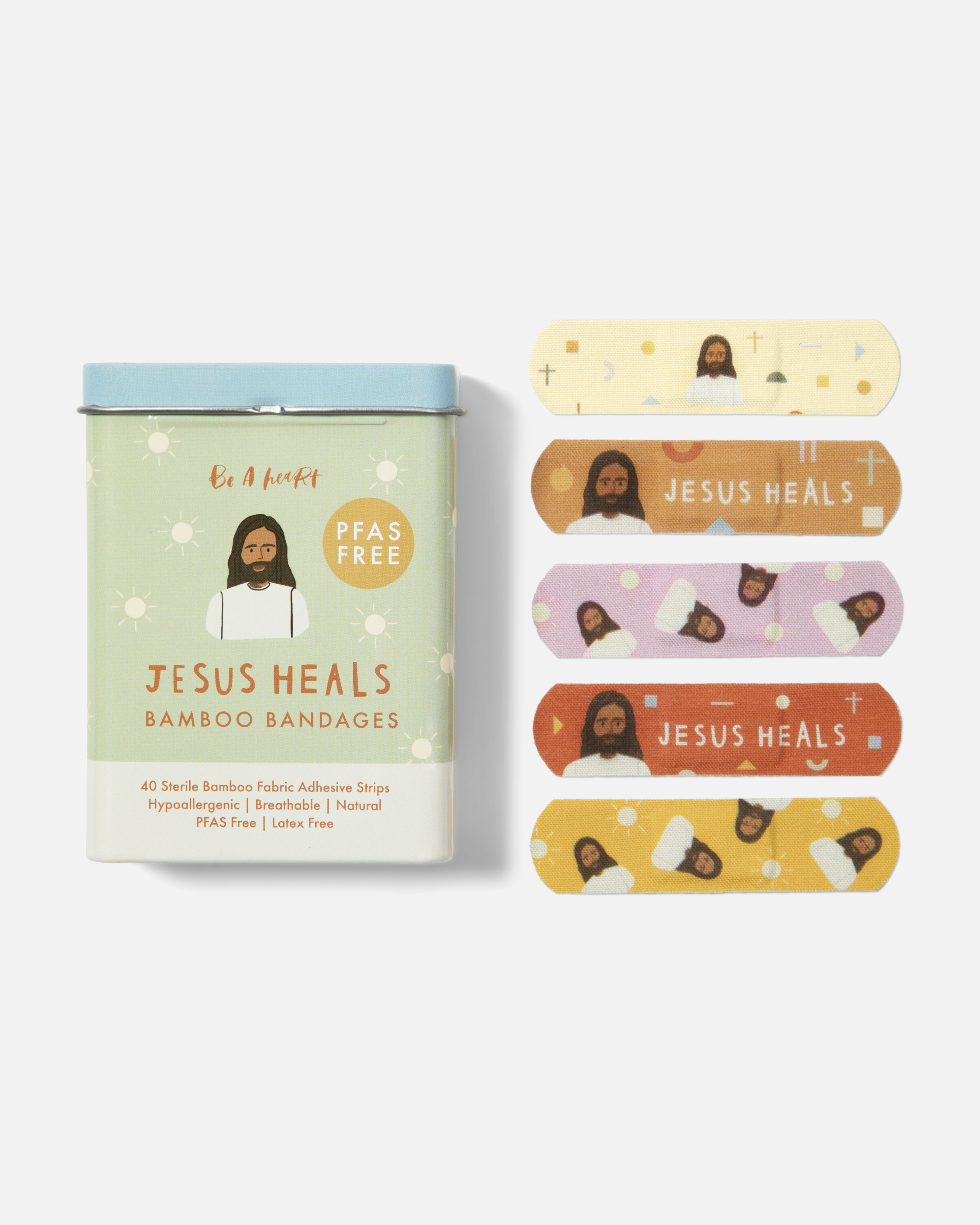 Jesus Heals Bandages® – Bamboo & PFAS Free