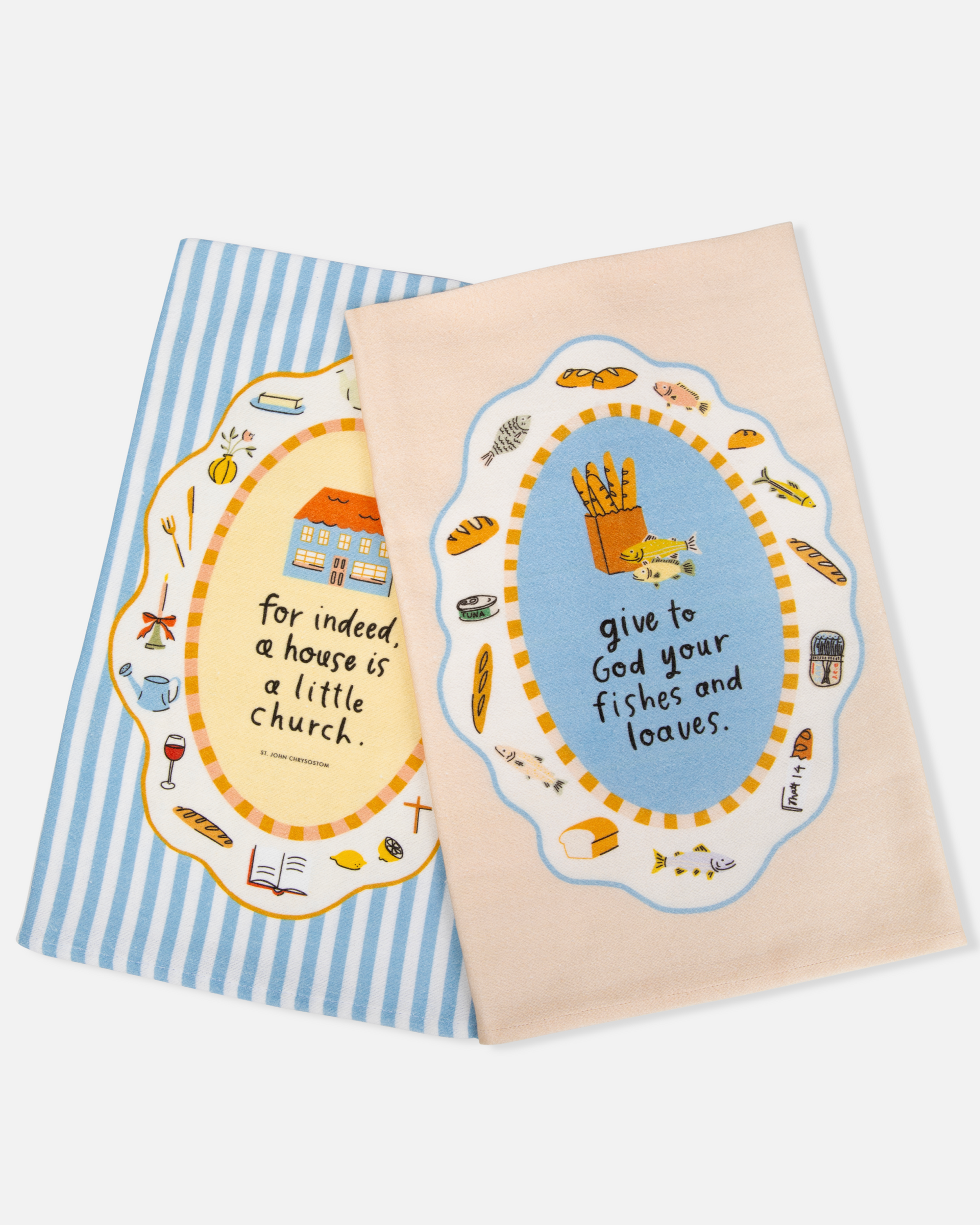 Tea Towel Pack of 2 - Tea Towel Pack of 2