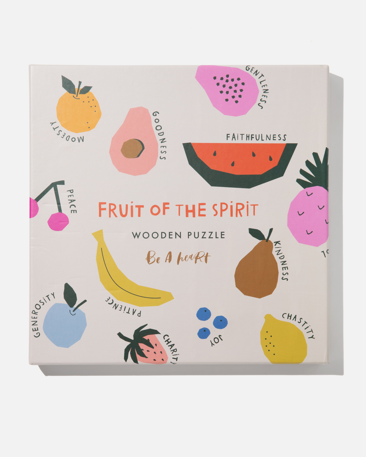 Catholic Fruit of the Spirit Wooden Puzzle