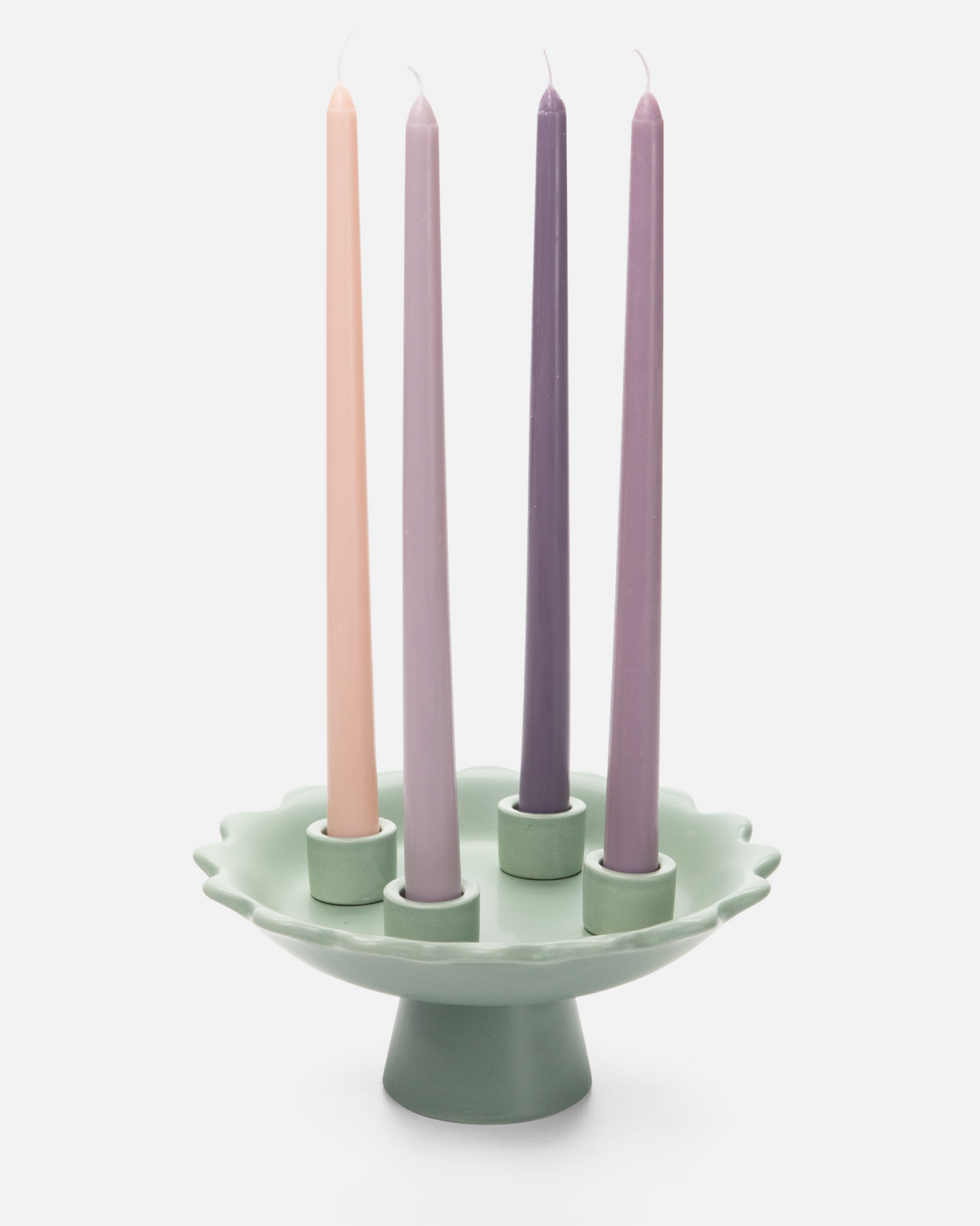 Scalloped Modern Advent Wreath