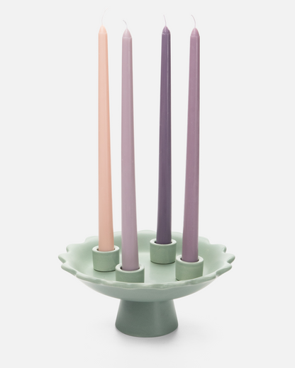 Scalloped Modern Advent Wreath