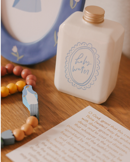 Ceramic Holy Water Bottle