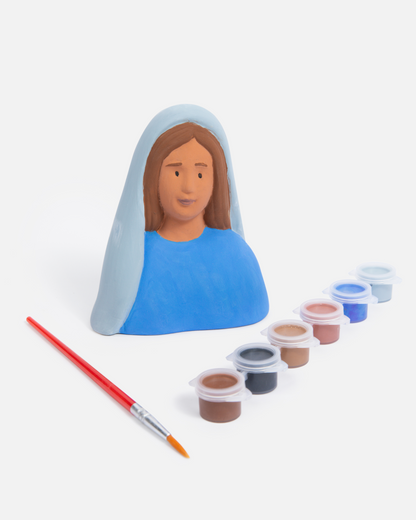 Virgin Mary Paint Your Own Ceramic Kit