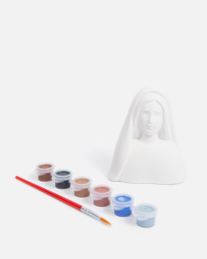 Virgin Mary Paint Your Own Ceramic Kit