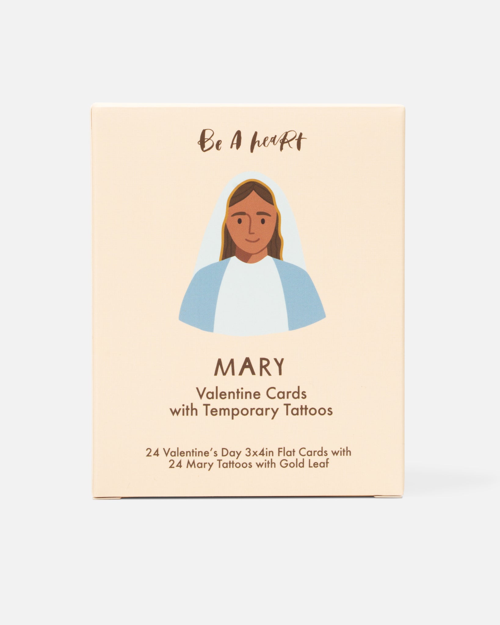 Mary Valentine Cards with Temporary Tattoos