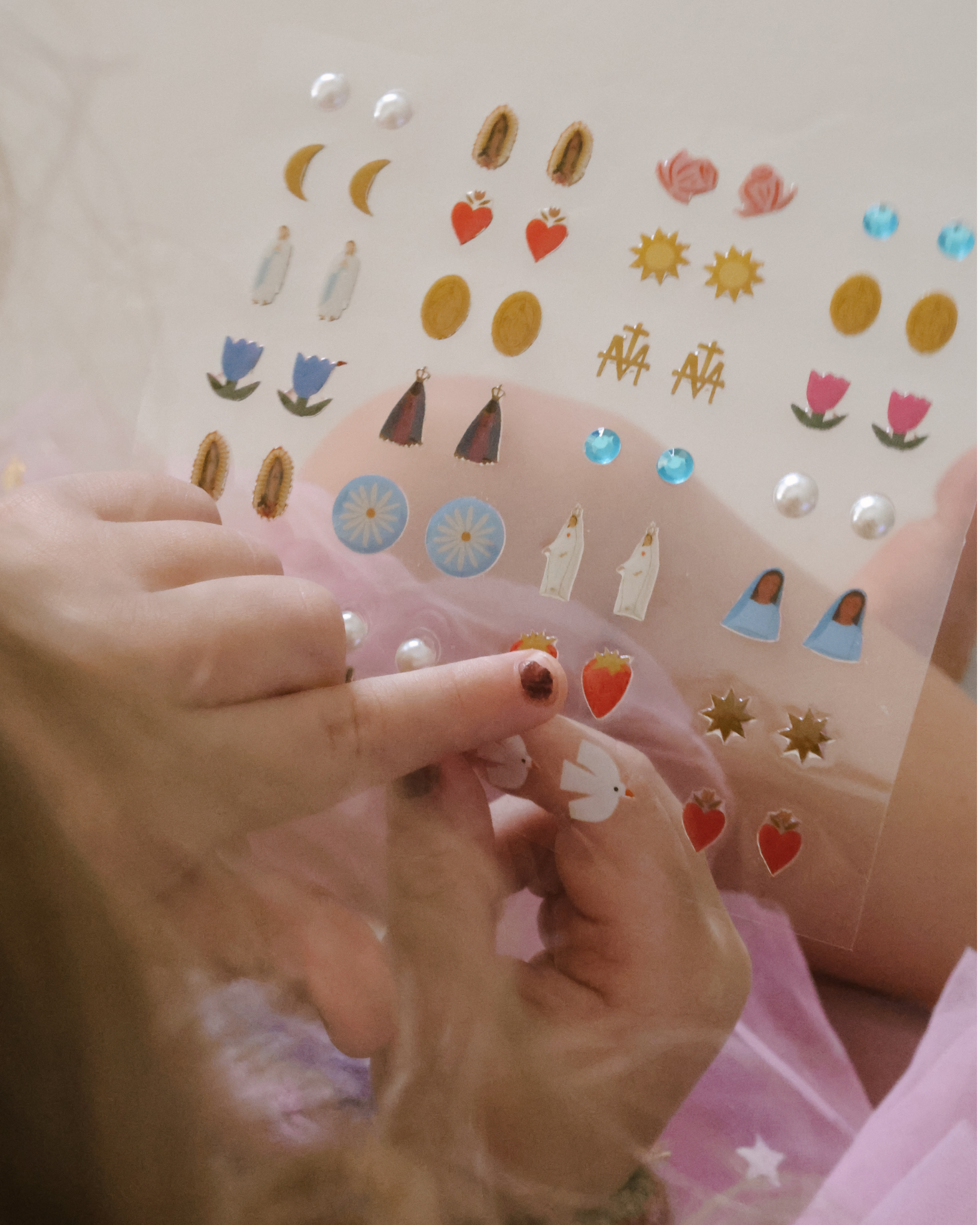 Christian-themed stick-on earrings for kids ages 3+, faith-based and mess-free. Set of 28 fun and colorful adhesive earrings, perfect for children’s birthdays, holiday stockings, or faith-inspired gifts—encouraging creativity and daily reminders of God’s love.
