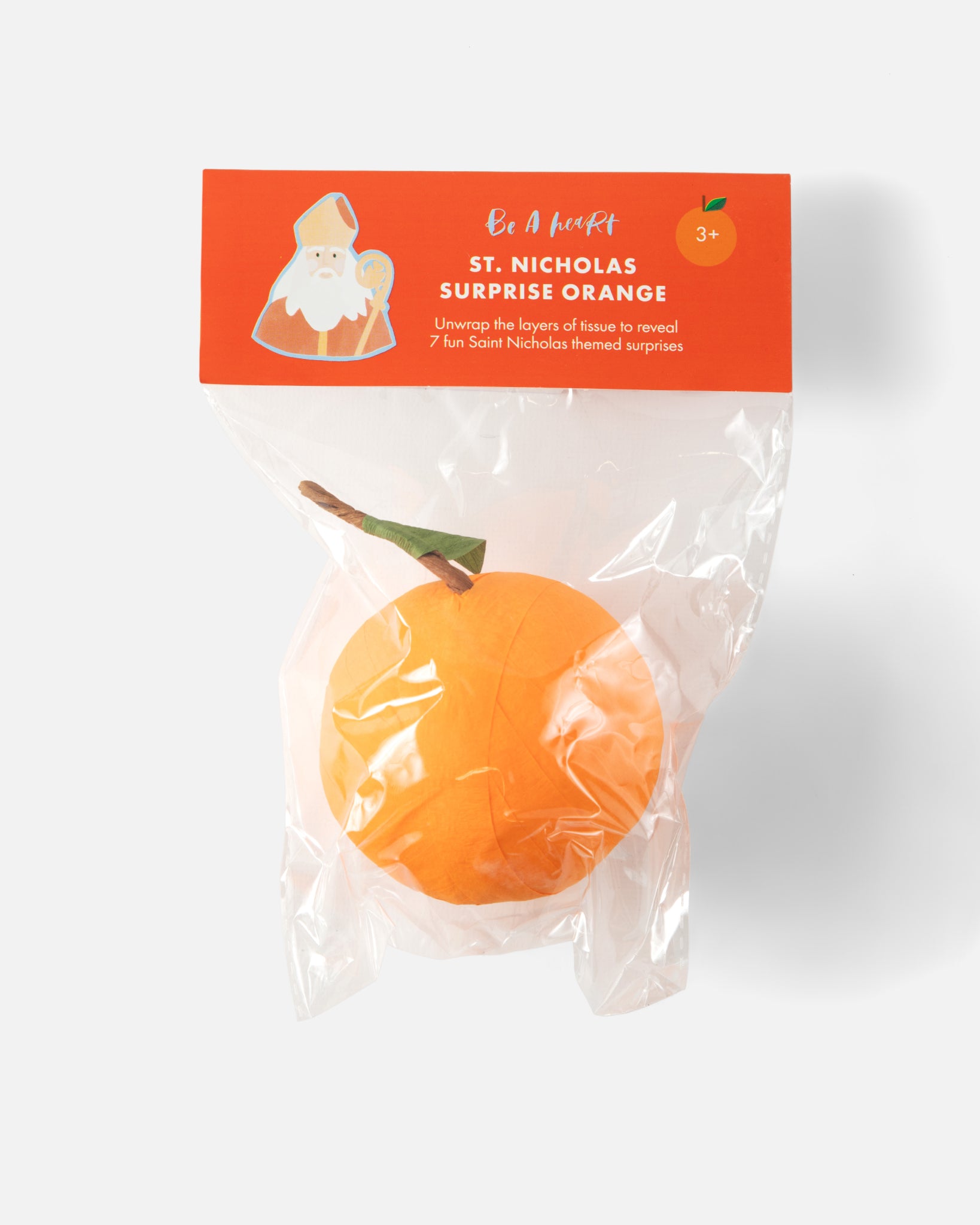 saint nicholas orange surprise ball gift