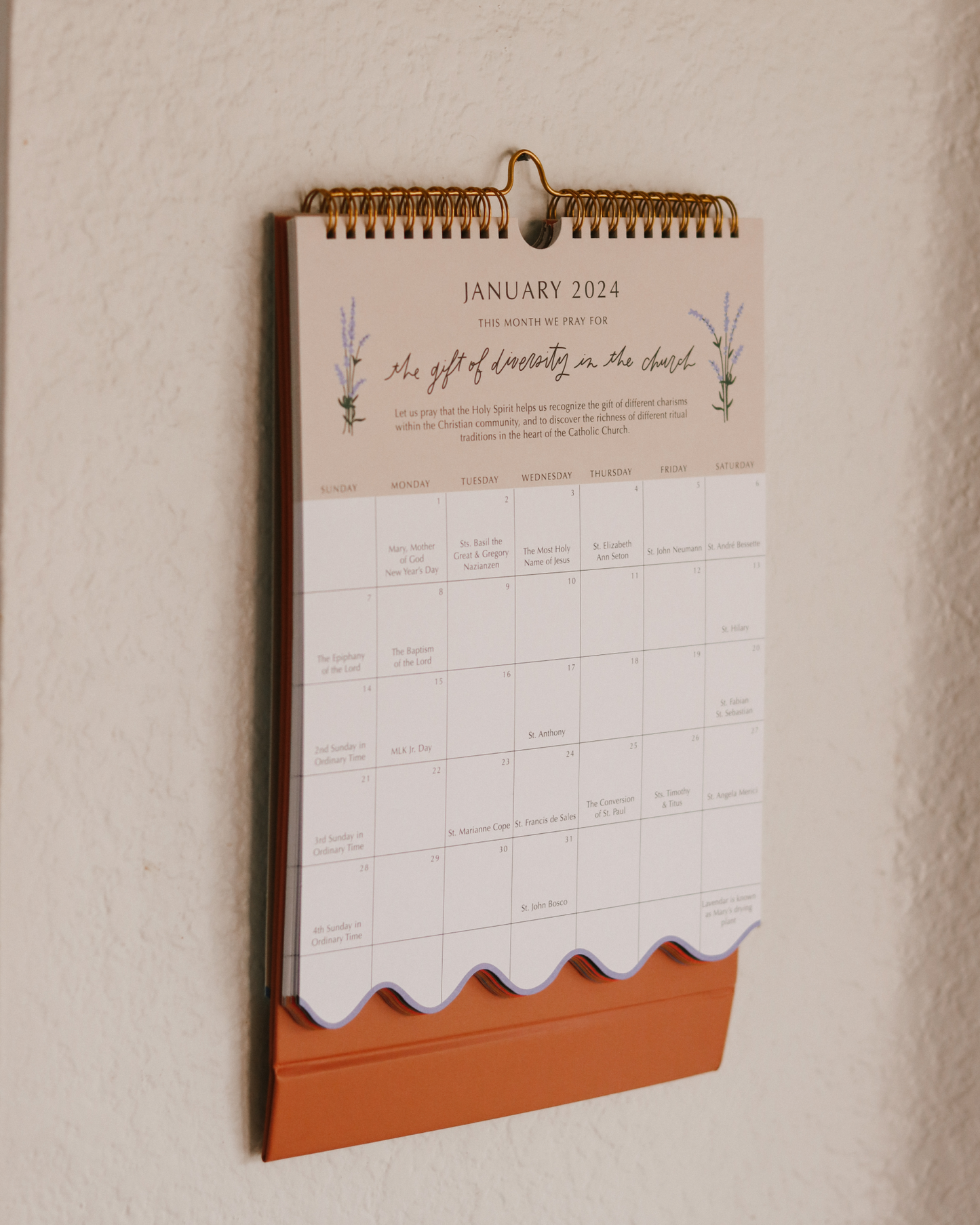 2024 Liturgical Wall & Desktop Calendar