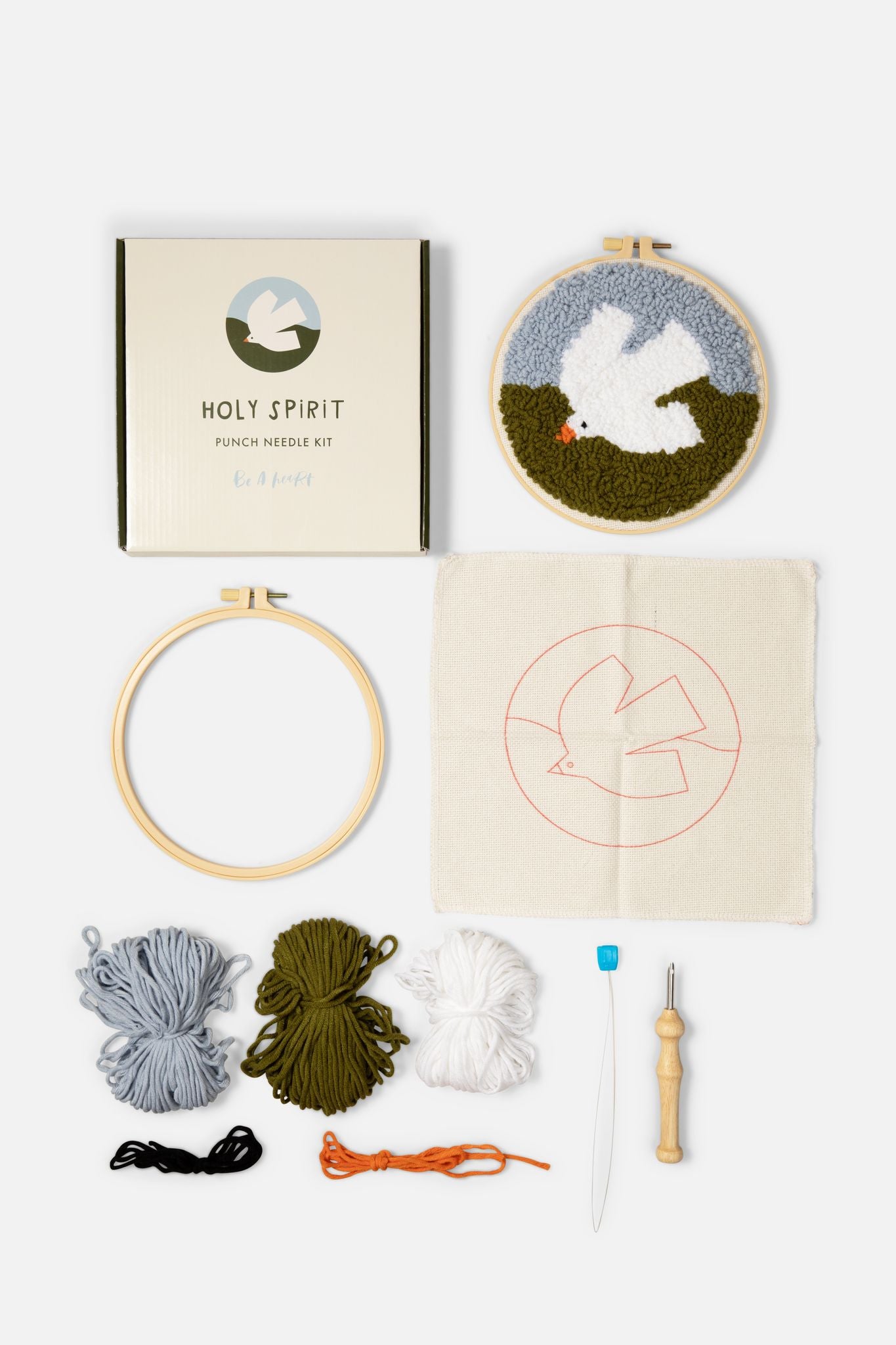 Holy Spirit Punch Needle Kit
