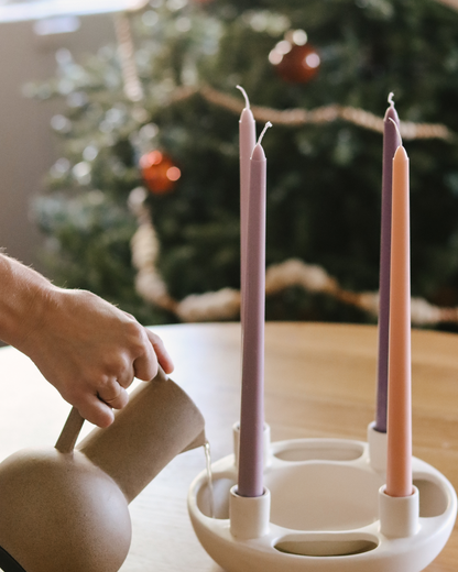 Modern Ceramic Advent Wreath