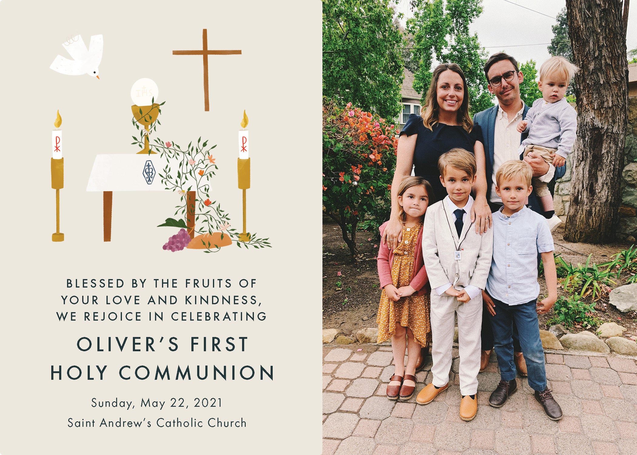 First Communion Announcement Download