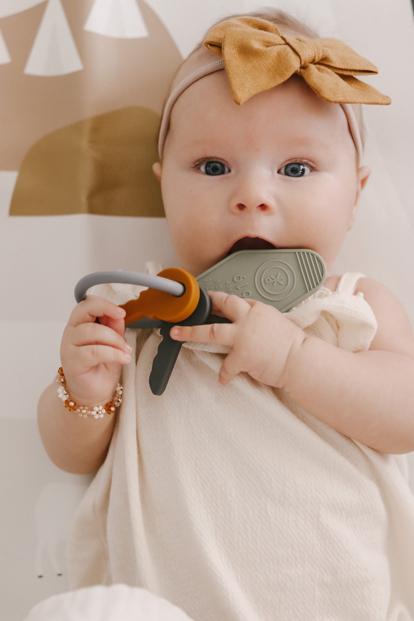 alt="Keys to the Kingdom Baby Silicone Teether"