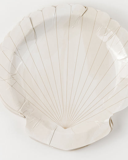 Scallop Shell Cocktail Plates