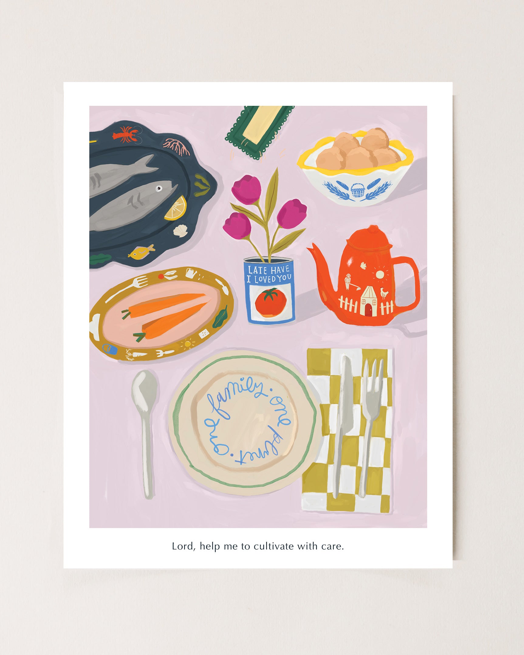 Be A Heart Catholic Relief Services One Planet, One Family Art Print