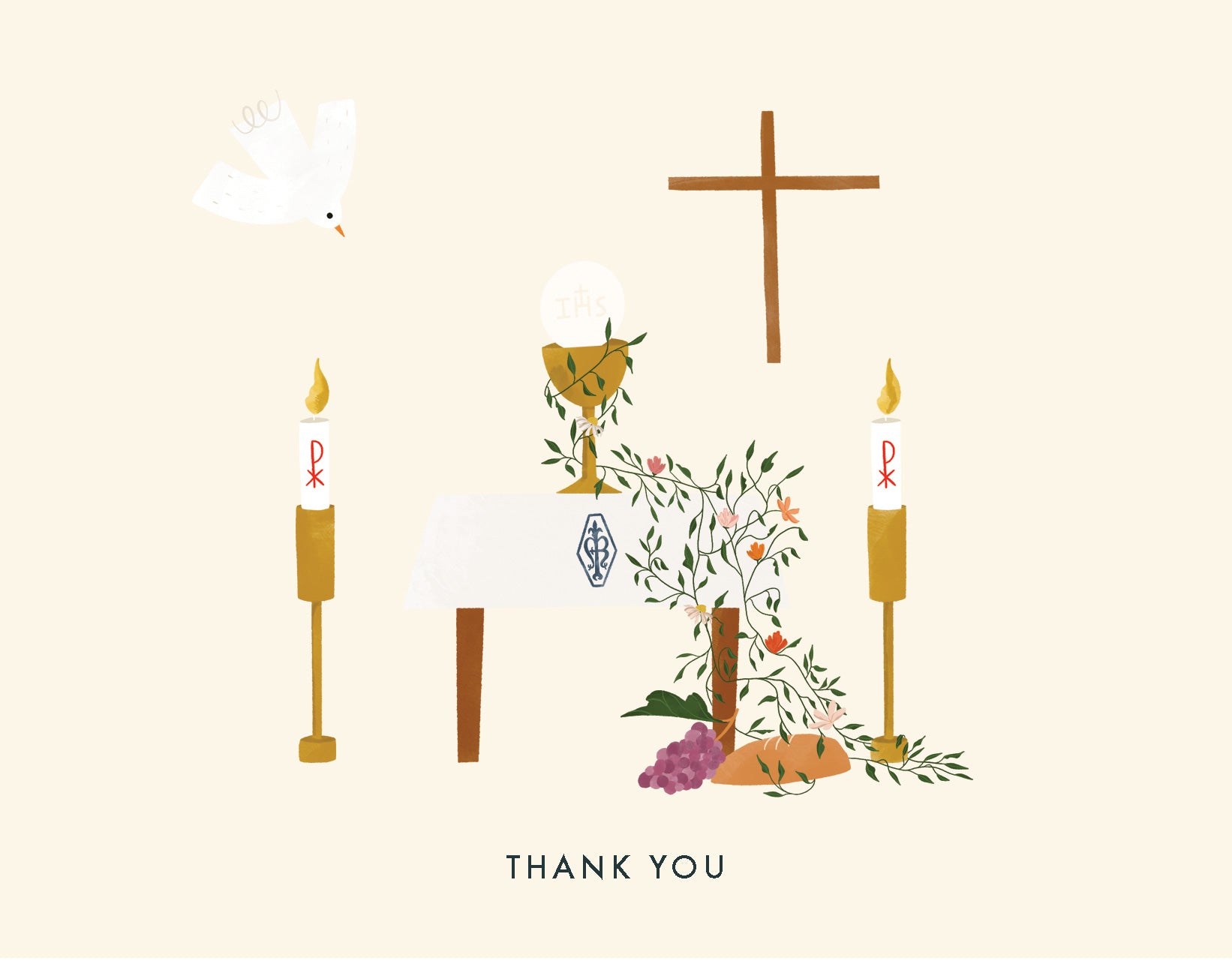 First Communion Thank You Card Digital Download